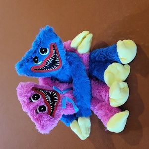 Set of 2 Huggy Wuggy & Kissy Missy 16"